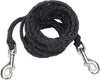 Coastal Pet Products Poly Big Dog Tie Out, Black, 10-ft