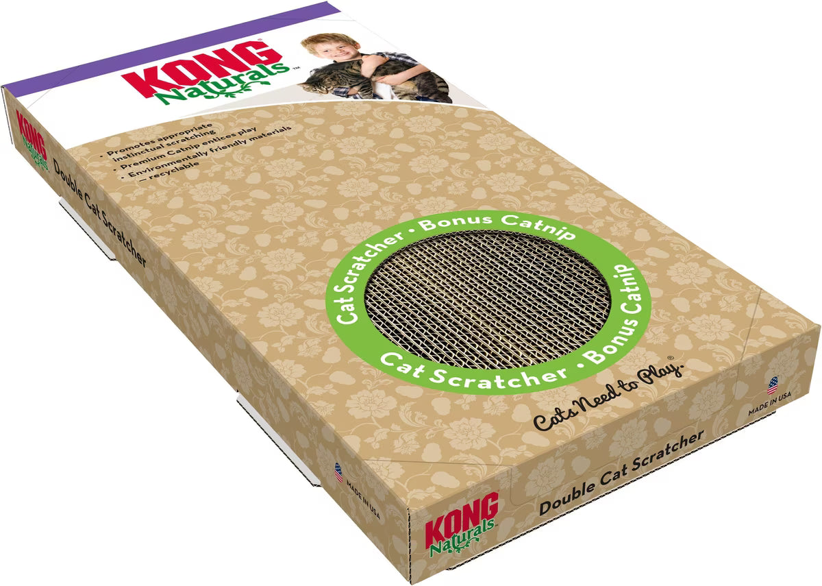 KONG Naturals Cat Scratcher, Double