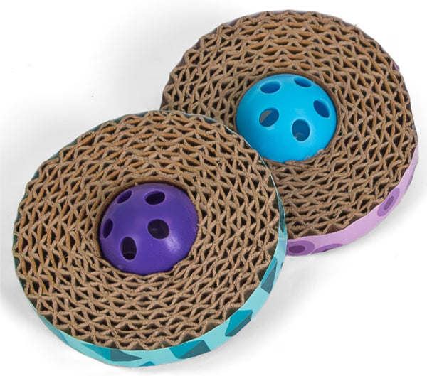 Catstages Spin & Scratch Cat Toy, 2 count