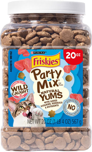 Friskies Party Mix Natural Yums with Real Tuna Cat Treats