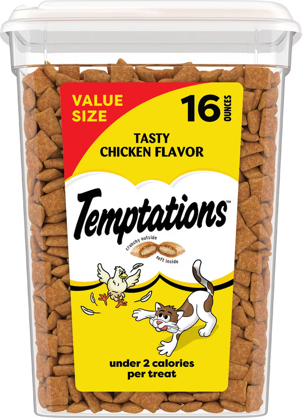 Temptations Classic Tasty Chicken Flavor Soft & Crunchy Cat Treats